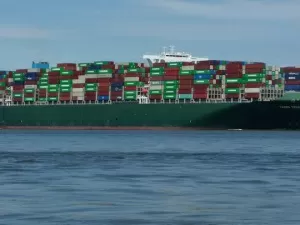 Could railway transportation be twice as fast as maritime shipping?